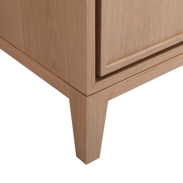 60" London, Light Oak Bathroom Vanity LD3060D-LO