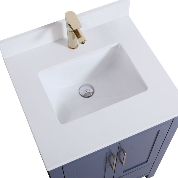 24" Elle, Moody Blue Bathroom Vanity ML1824-MB