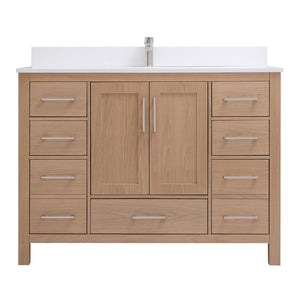 48" Elle, Light Oak Bathroom Vanity ML1848-LO