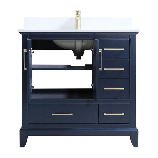 36" Adele, Royal Blue Bathroom Vanity AD2536-RB