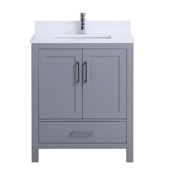 30" Elle, Dusk Grey Bathroom Vanity ML1824-DG