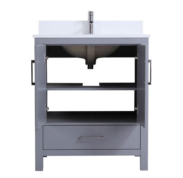 30" Elle, Dusk Grey Bathroom Vanity ML1824-DG