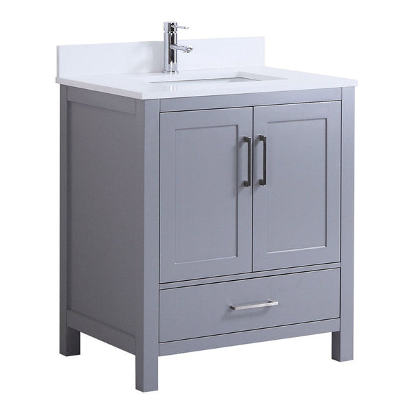 30" Elle, Dusk Grey Bathroom Vanity ML1824-DG