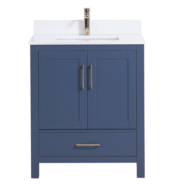 30" Elle, Moody Blue Bathroom Vanity ML1830-MB