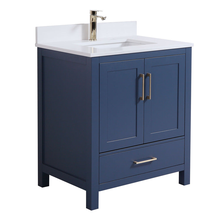 30" Elle, Moody Blue Bathroom Vanity ML1830-MB